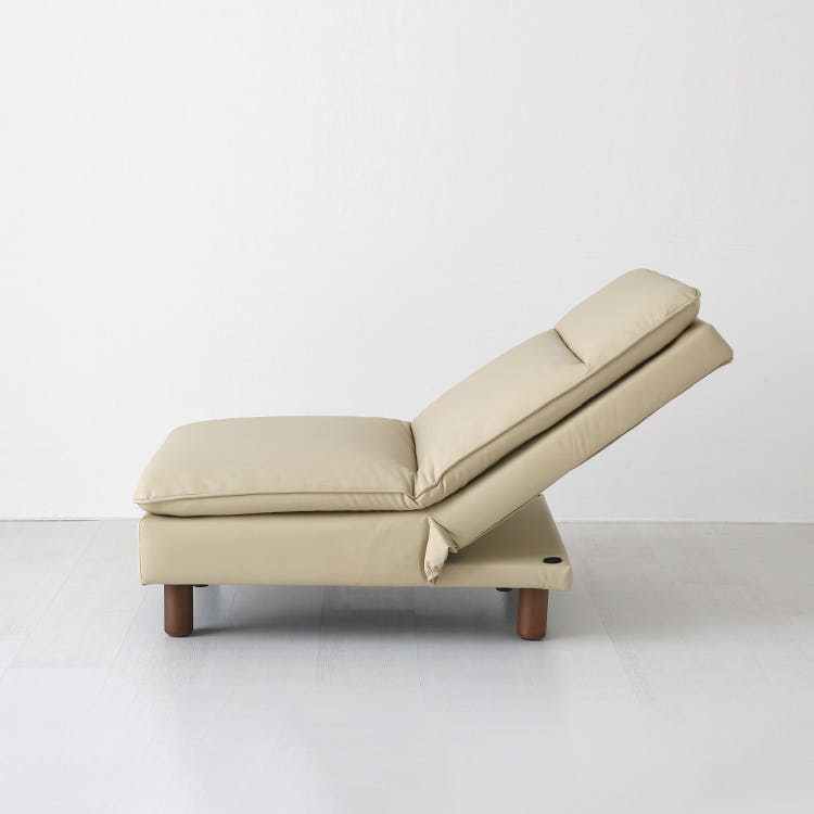 텐제르 1인 리클라이너 좌식소파 베이지