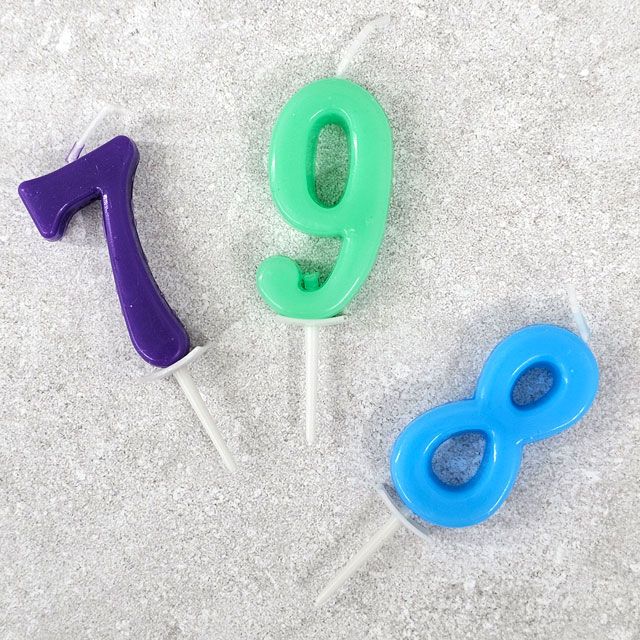 케이크초 생일 숫자 초 숫자0 - 상세 이미지 4