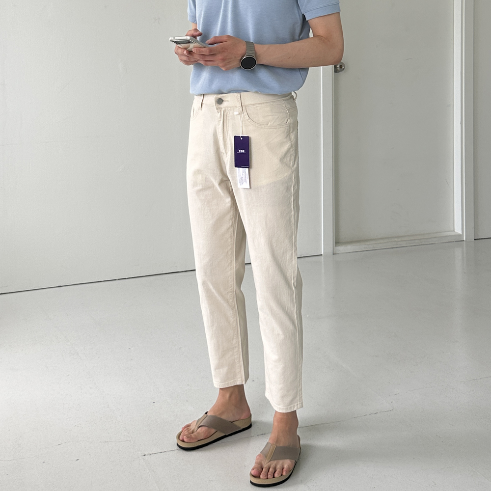 남자여름바지 밴딩 쿨링 린넨팬츠 남자면바지