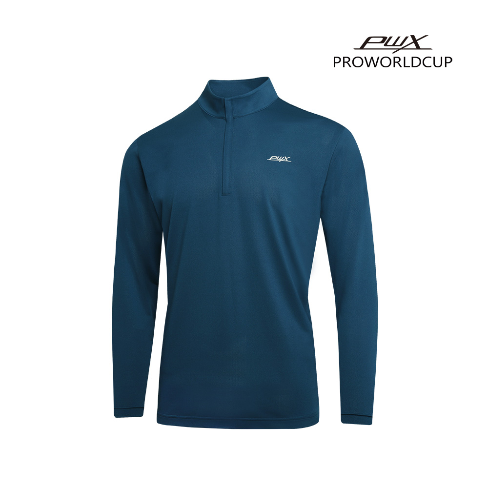 [PWX]Q123-3102-1BU 남성 아웃도어 집업티셔츠 - 상품 이미지