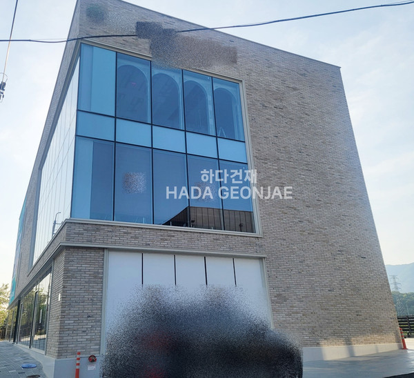 고벽돌타일 백고벽돌타일 240x55x20~22T / 하다건재 시공사례