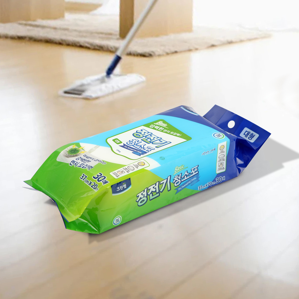 크린랩 정전기 청전기 청소포 대형(37x20) 30매 - 상세 이미지 2