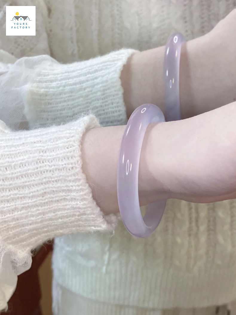 링 팔찌 비취 달빛 선물 크리스탈 여성 옥 - 상세 이미지 4