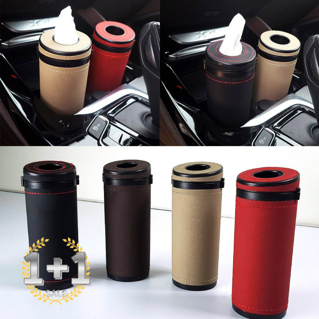 1+1 자동차 차량용 휴지 티슈 케이스 걸이 수납함