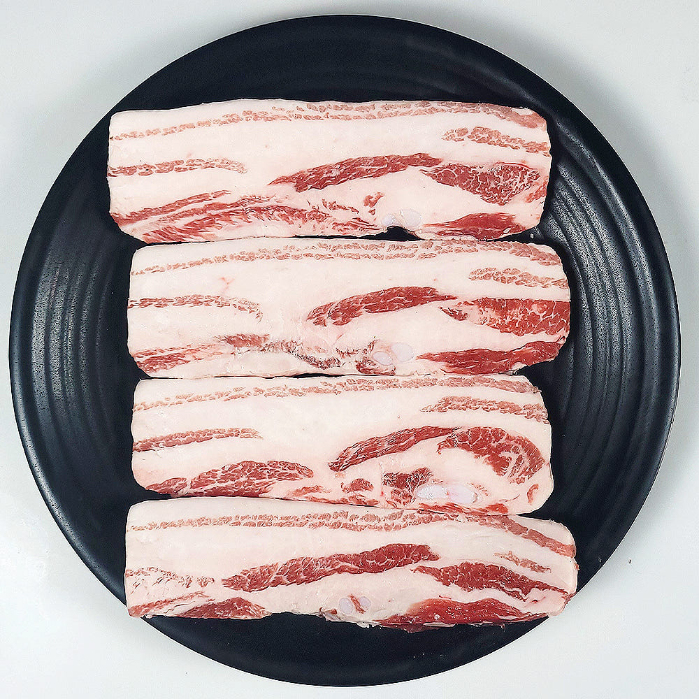 이베리코 삼겹살 구이 사진