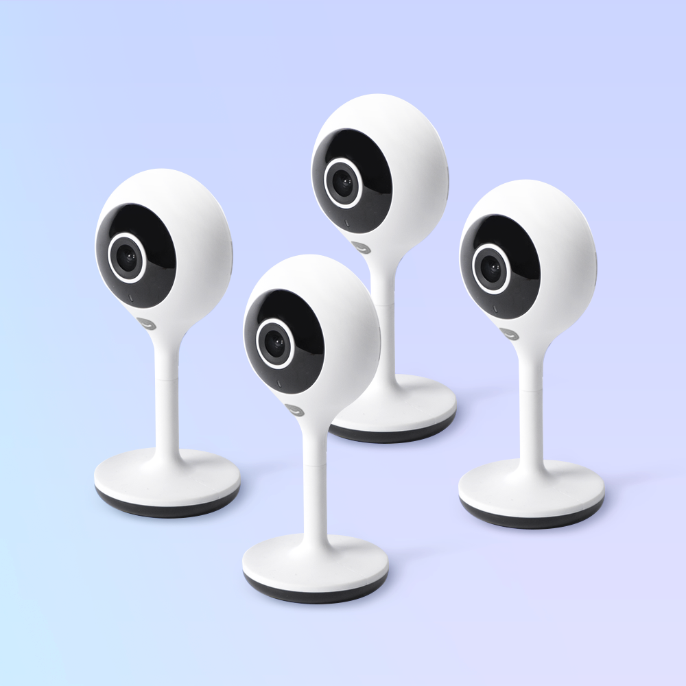 헤이홈 스마트 홈cctv 4채널 멀티뷰패키지 아기 홈캠 펫캠 강아지 cctv 카메라 - 상품 이미지
