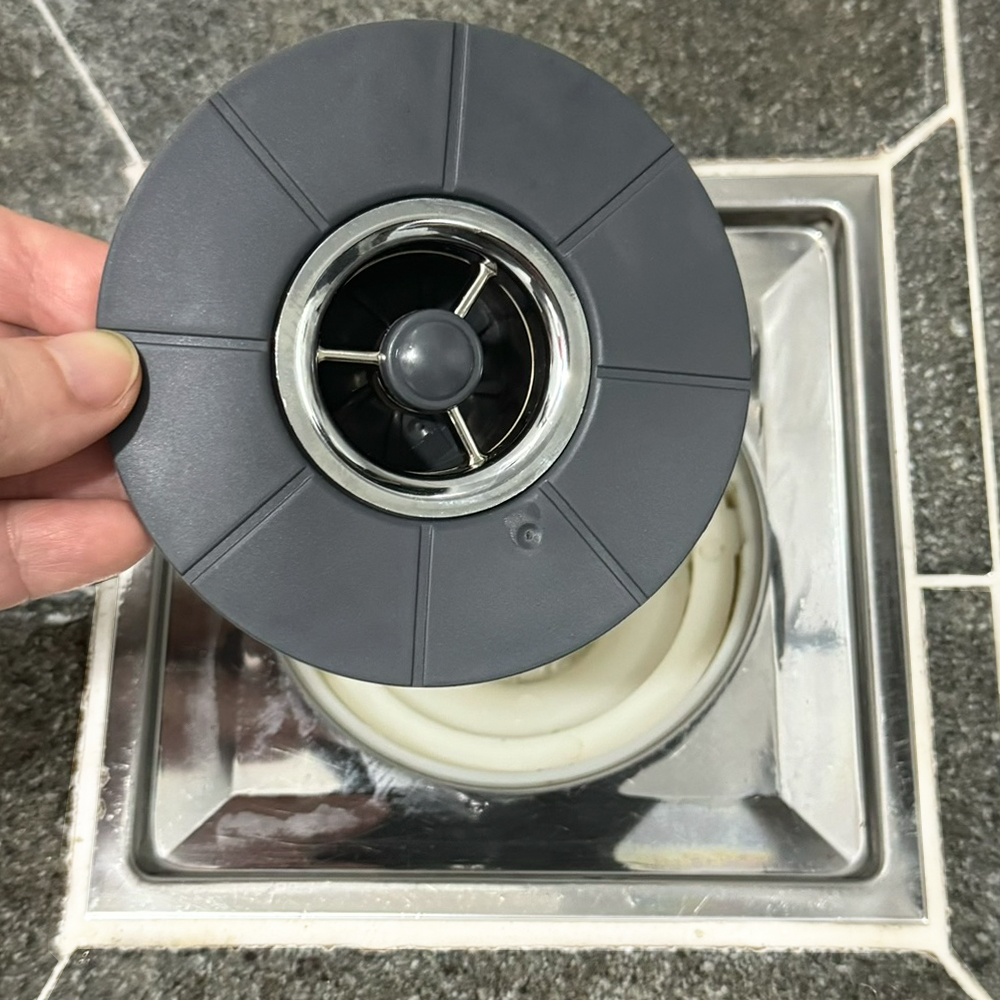 베란다 우수관 커버 하수구 냄새차단 트랩 배수관 덮개 배수구 개폐기 중