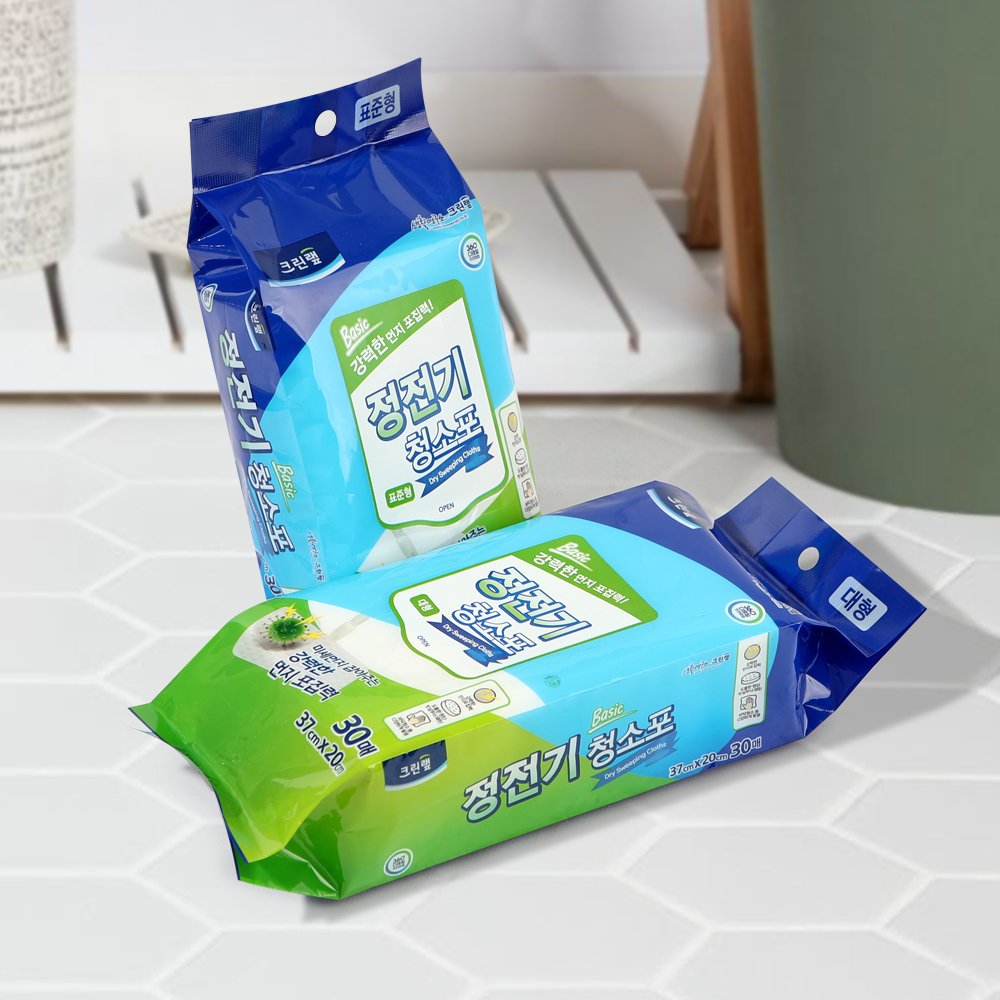 크린랩 정전기 청전기 청소포 대형(37x20) 30매 - 상세 이미지 3