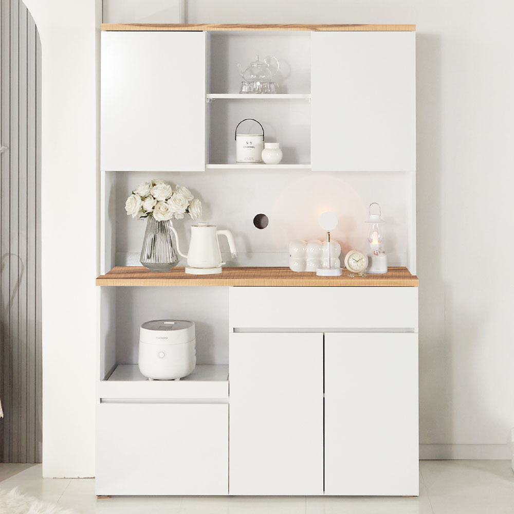 하퍼 주방수납장 키큰 렌지대 광파오븐 전자렌지장