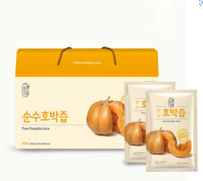 무첨가호박즙 출산후 임산부 산후 산모 30팩 - 상품 이미지