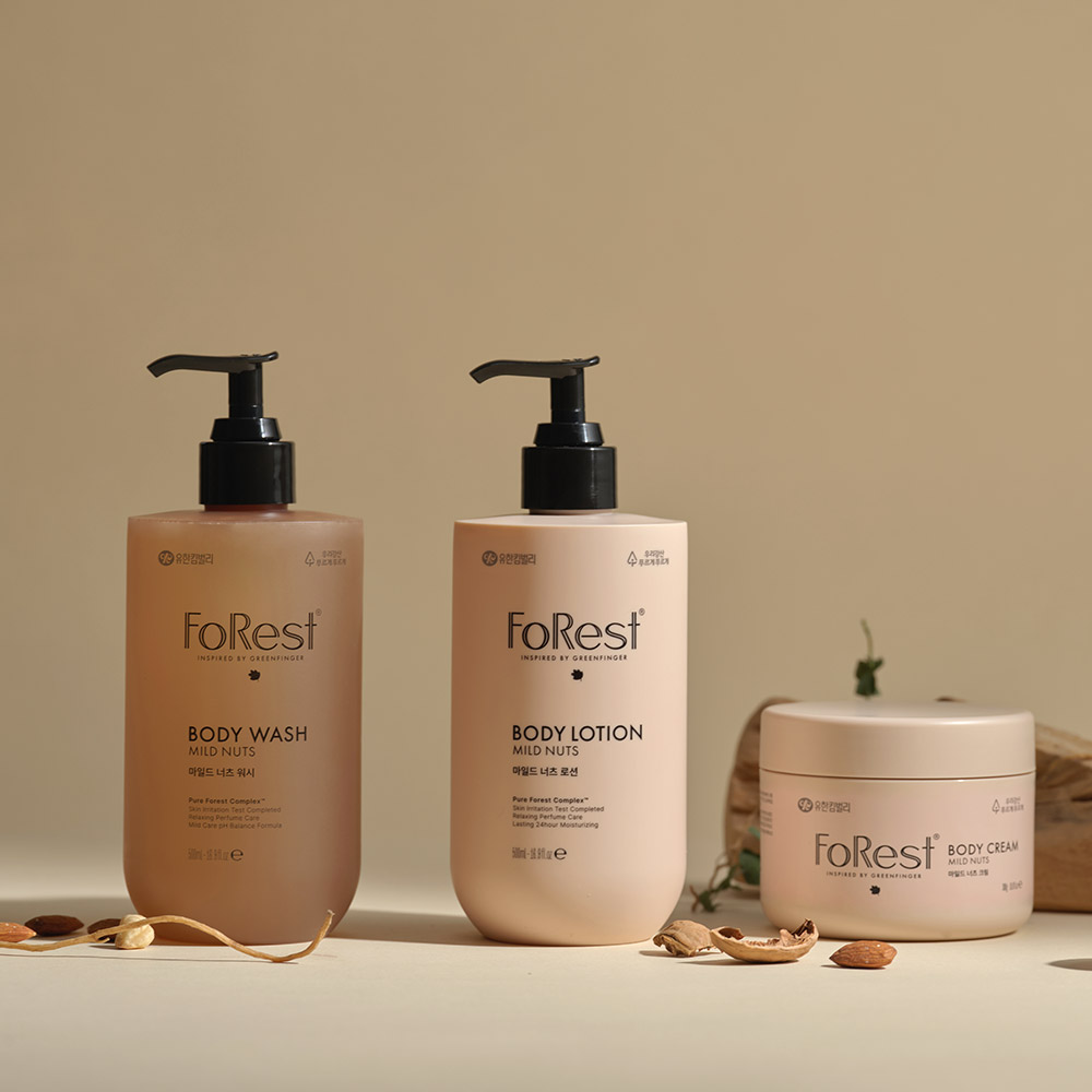 NEW 포레스트 마일드너츠 바디워시 500ml 온가족용 대용량 고보습 바디케어 - 상세 이미지 4