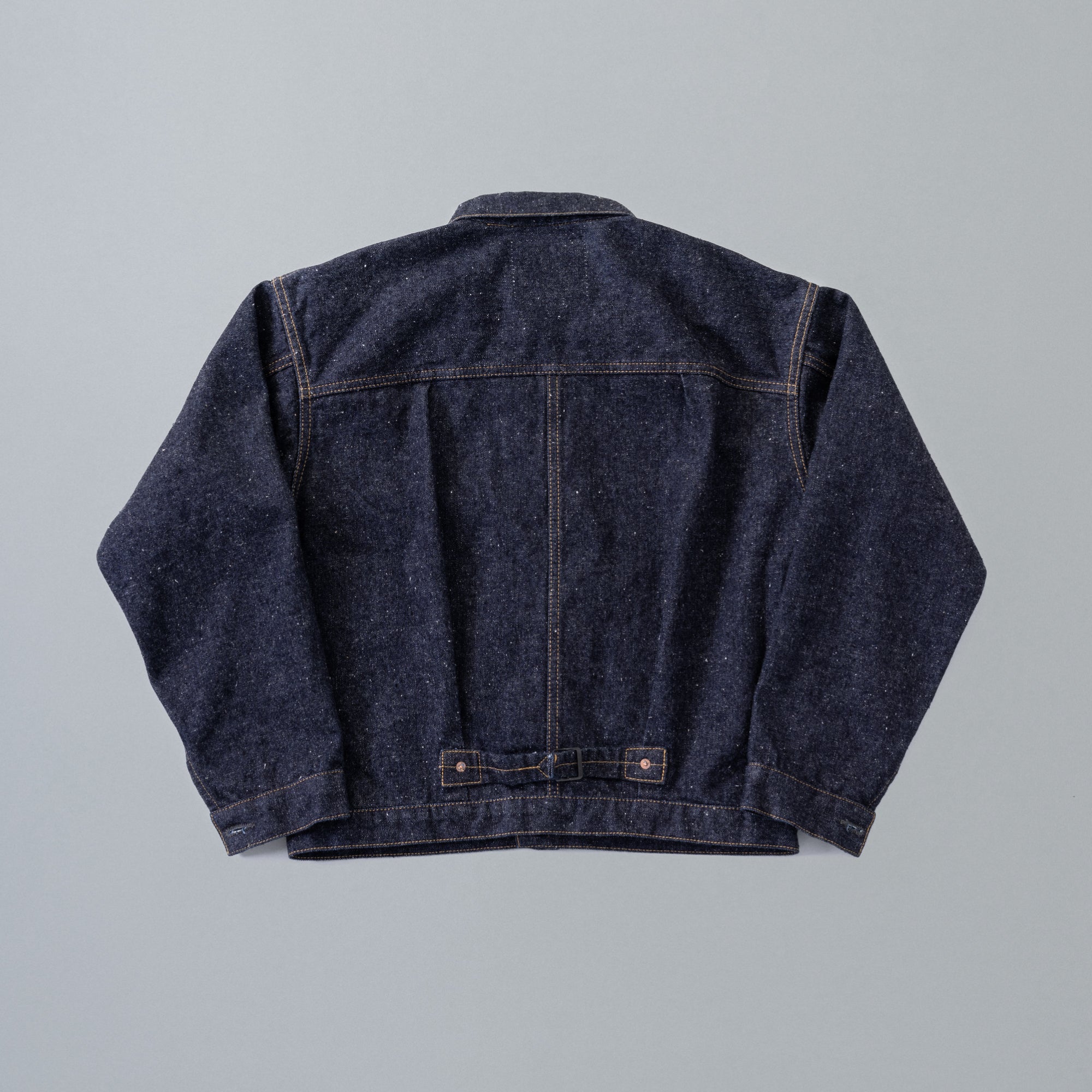 New Manual 뉴메뉴얼 #001 T-BACK 데님 자켓 ONE-WASHED - 상세 이미지 2