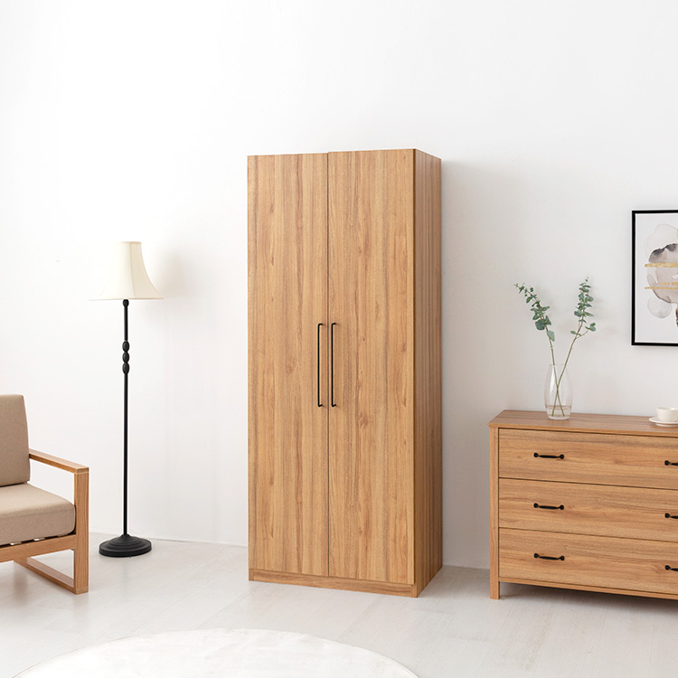 미란스 좁은 2문 옷장 WRM19480 790x500x1940mm, 2단, 캄포어베니어 3196.0939 - 상세 이미지 3