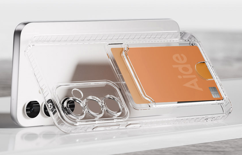 갤럭시A15 케이스 카드 수납 투명 케이스 - 상세 이미지 3