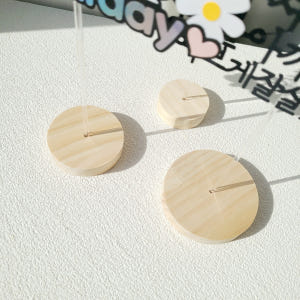 토퍼거치대 원목 케이크 토퍼 원형 받침대 실사용 후기 | 효과 있을까? - 상품 이미지 2