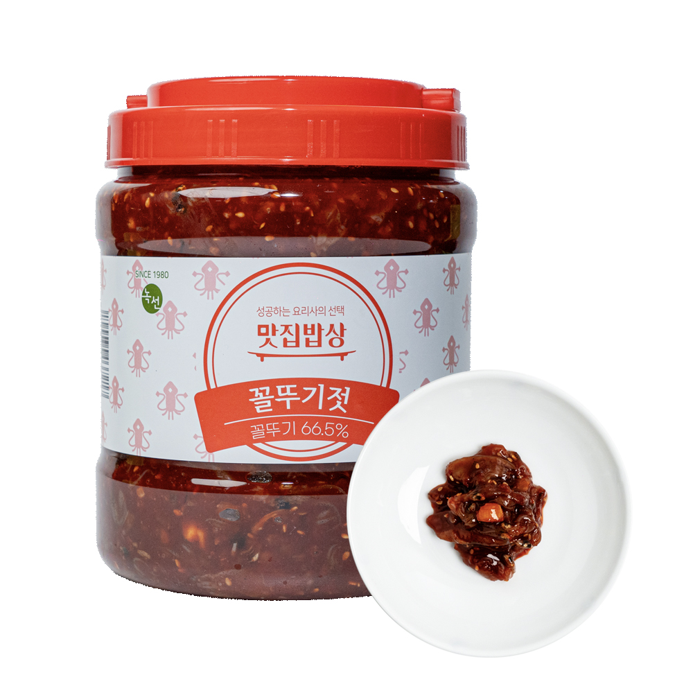곰테이블 맛집밥상 대용량 매콤한 밥도둑 양념꼴뚜기젓 2kg - 상세 이미지 3