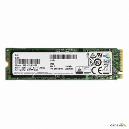 삼성전자 PM981 M.2 2280 벌크 (512GB)