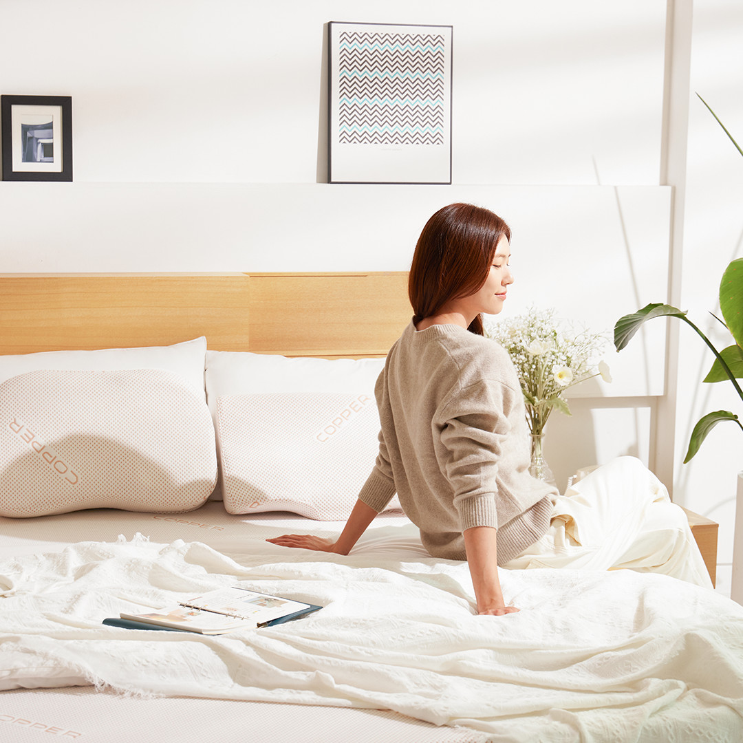 그랜레스트 발칸 메모리폼 바이오 그린폼 매트리스 20cm, S(싱글), 미디엄하드 화이트 - 상세 이미지 5