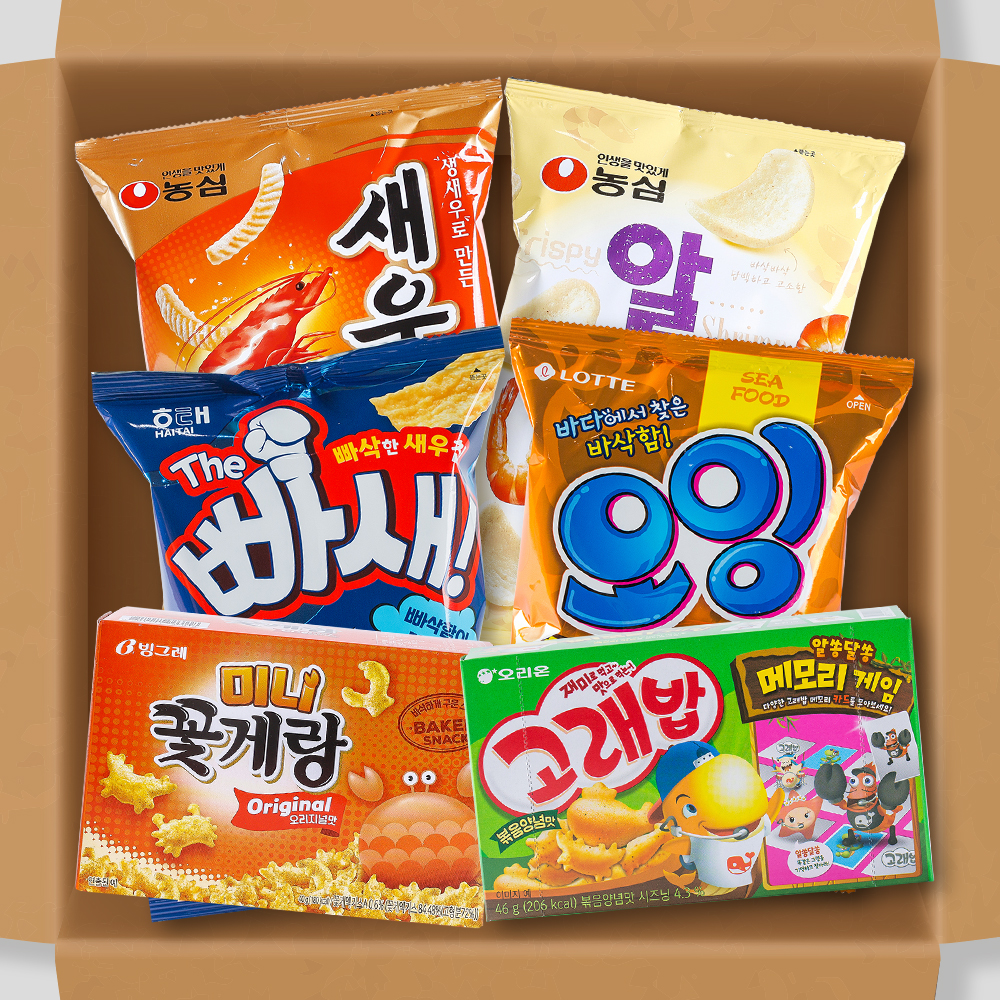 [잇츠팩] 사무실 간식 과자 수산물이당 6종세트 - 상세 이미지 3