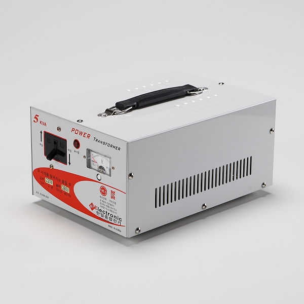 슬림형 공업용 건식 변압기 5KVA 승압 트랜스 220V-380V 한일오디세이 - 상세 이미지 2