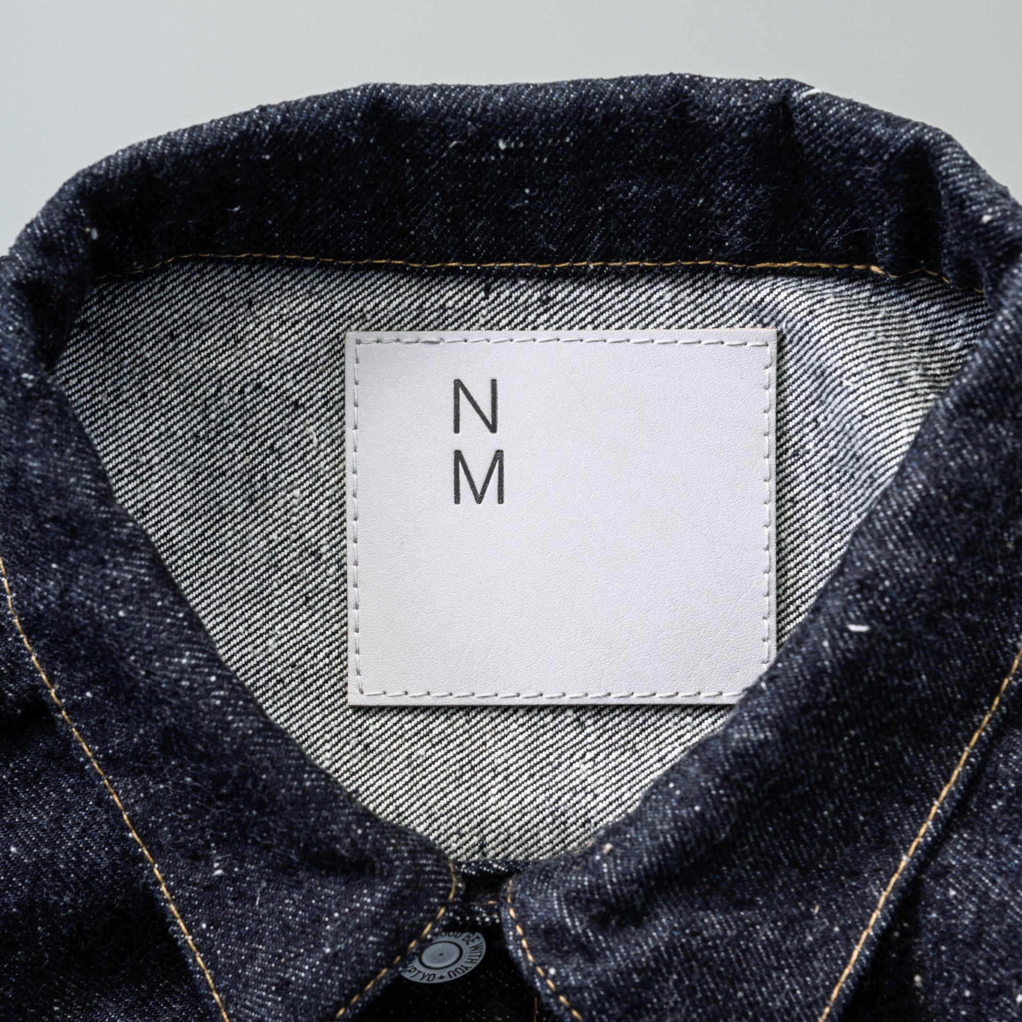 New Manual 뉴메뉴얼 #001 T-BACK 데님 자켓 ONE-WASHED - 상세 이미지 3