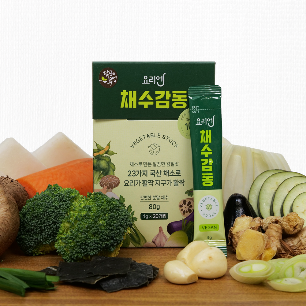 채수감동 비건 야채 육수분말 만능 버섯 다시마 채소 가루 천연조미료 - 상세 이미지 2