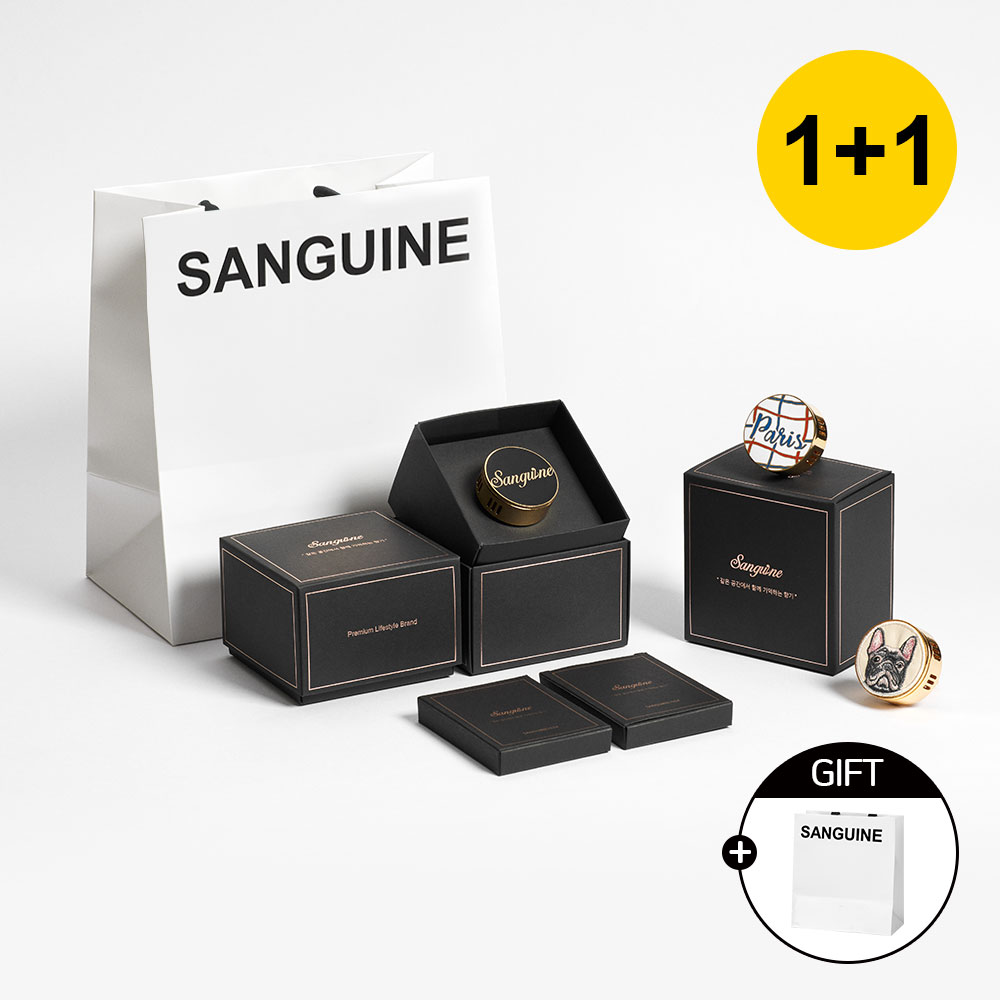 생귄 새차 선물추천 주얼리 디퓨저 명품 차량용 방향제 1+1 (+쇼핑백 증정)