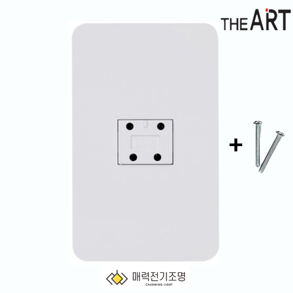 디아트 전화 4P1구 전화콘센트 화이트 - 메인 이미지