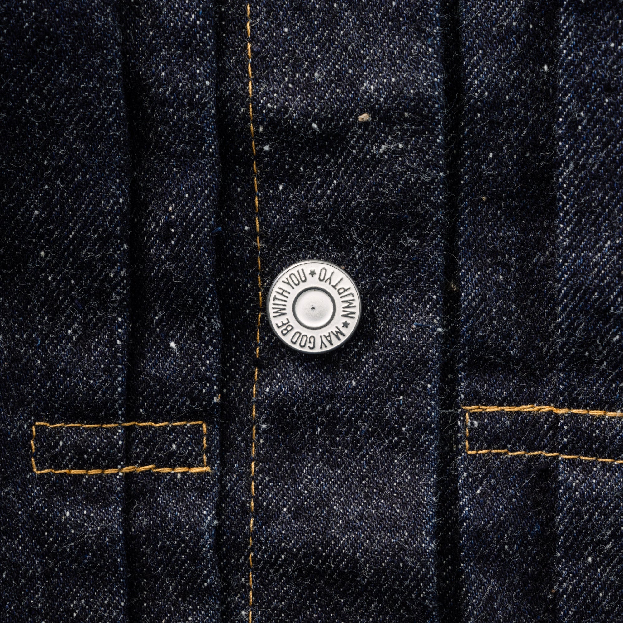 New Manual 뉴메뉴얼 #001 T-BACK 데님 자켓 ONE-WASHED - 상세 이미지 5