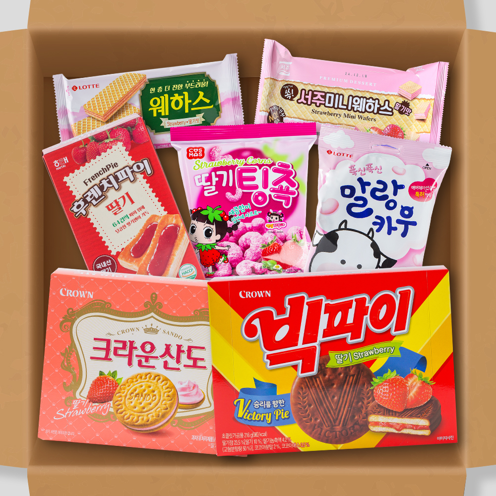 [잇츠팩] 사무실 간식 과자 스윗딸기당 7종세트 - 상세 이미지 3