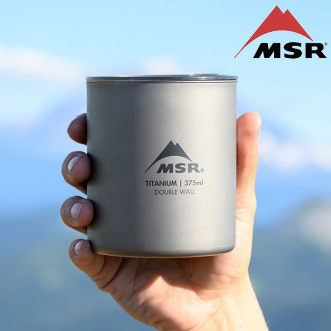 MSR 더블 월 티탄컵 375ml 캠핑 백패킹 티타늄 컵
