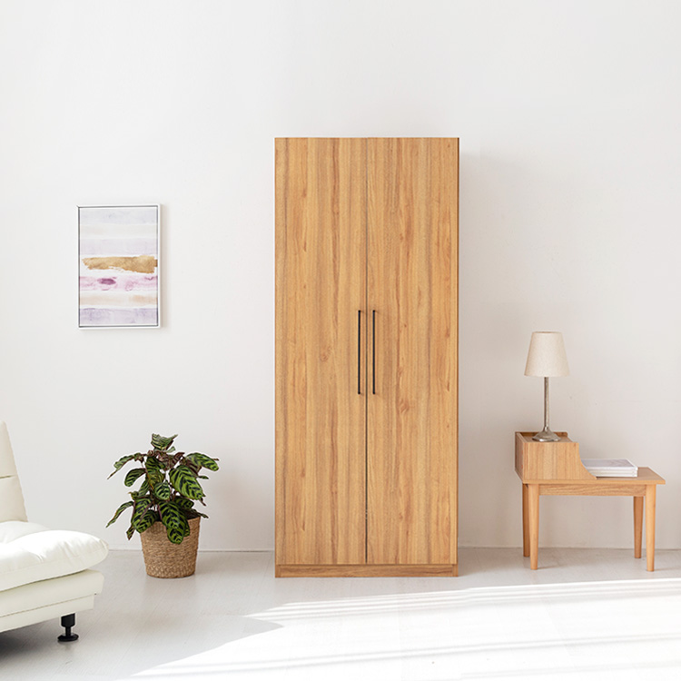 미란스 좁은 2문 옷장 WRM19480 790x500x1940mm, 2단, 캄포어베니어 3196.0939 - 상세 이미지 5