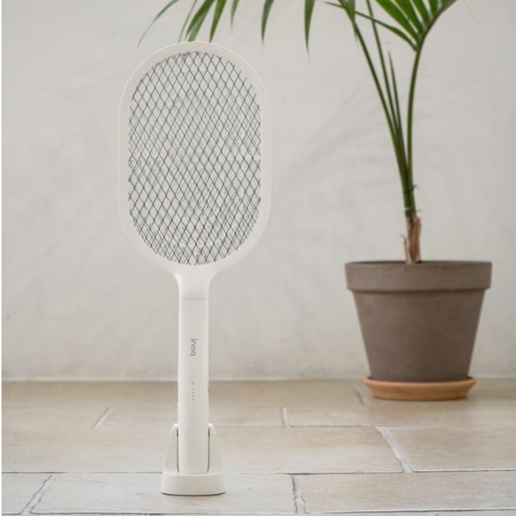 가정용 전기파리채 캠핑용 휴대용 초파리 날벌레 충전식 전기모기채
