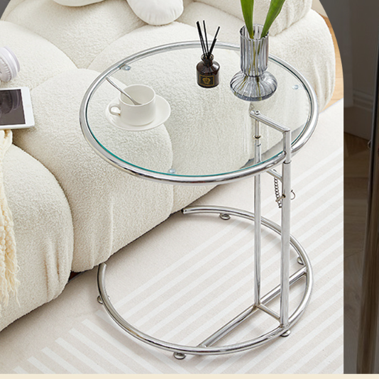 쇼파용 얇은테이블 화분 높은사이드테이블 거실창가테이블