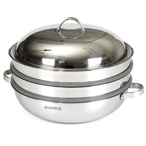 키친아트 통3중 인덕션 궁중 찜냄비36CM(찜판2개) - 상품 이미지