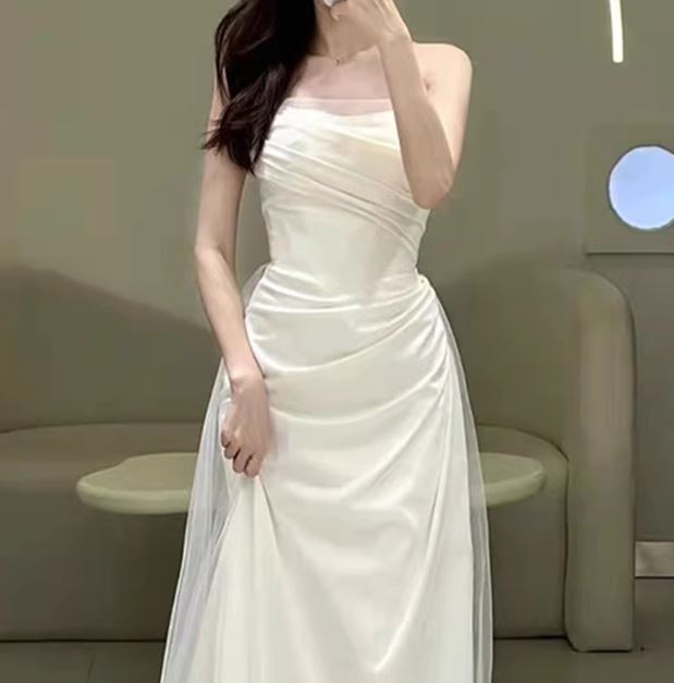 튜브탑 빈티지 웨딩드레스 스튜디오 셀프웨딩드레스 - 상세 이미지 3