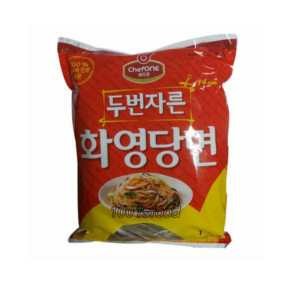 쉐프원 두번자른 화영당면 1kg : 천일푸드