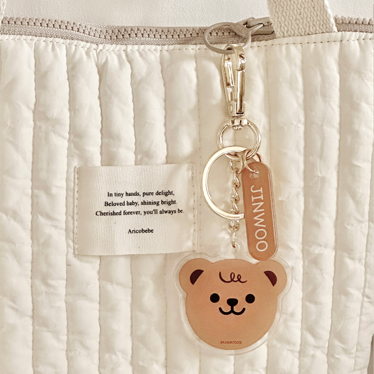 (117종) 아크릴 네임 키링 네임택 이름표 열쇠고리 자동차 골프 책가방 어린이집 선물