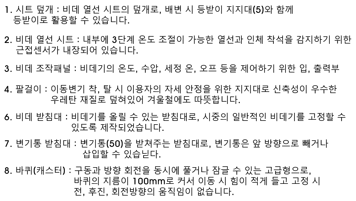 비투엠 비데이동변기 자알싸자