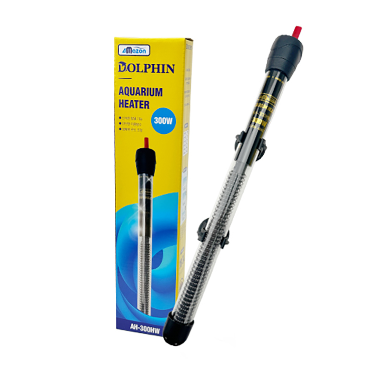 [초록끈] 돌핀 아쿠아리움 유리관히터 AH-300HW