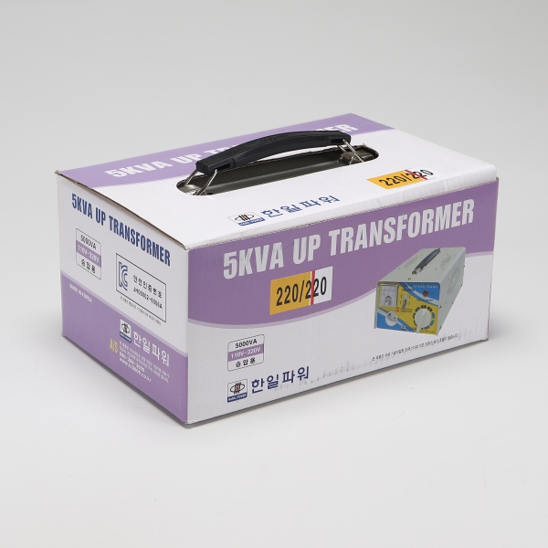 가정용 소형 변압기 HU-5000 5000VA 220V 오도 오토트랜스 한일파워 이미지 6