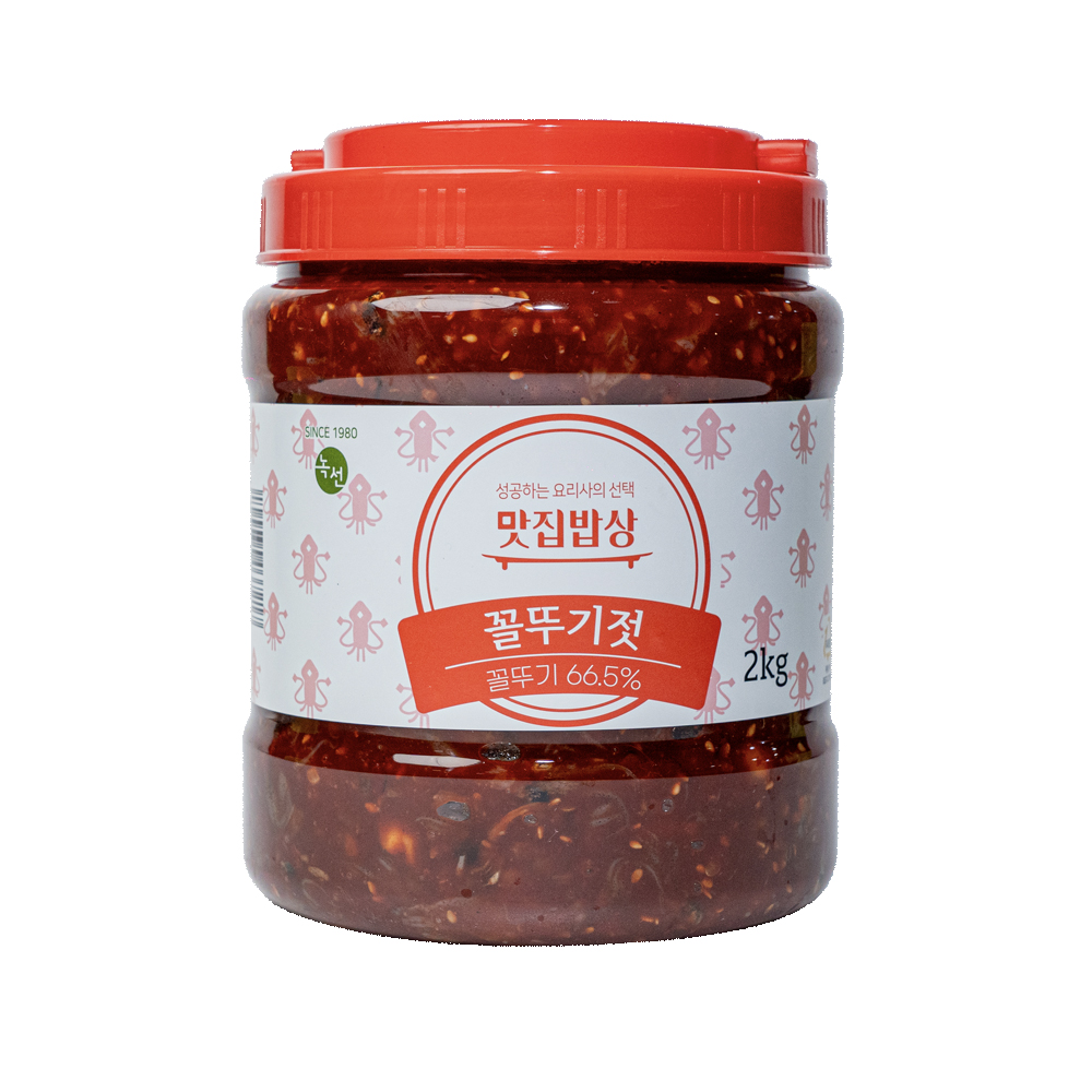 곰테이블 맛집밥상 대용량 매콤한 밥도둑 양념꼴뚜기젓 2kg - 상세 이미지 2
