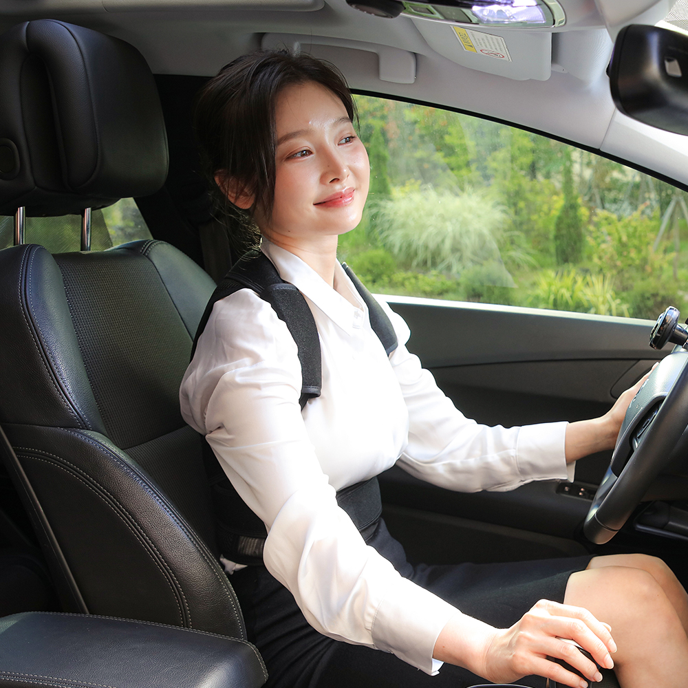 바로핏 자세교정밴드 바른 자세 어깨 목 말린 굽은 등 교정기 라운드숄더 스파인 밴드 1개