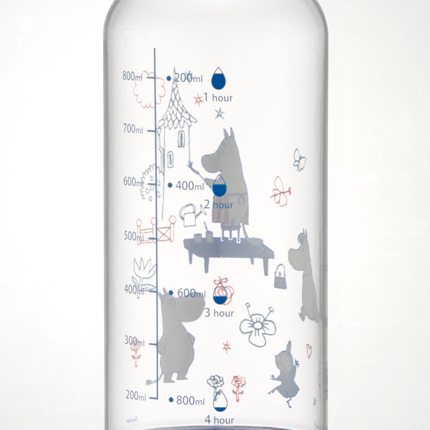 [발주상품 2~4 영업일 후 발송예정] 스케이터 무민 페이트 캐릭터 드링크 마커 보틀 1000ml PDMK10 - 주방·식기 - 하카타몰