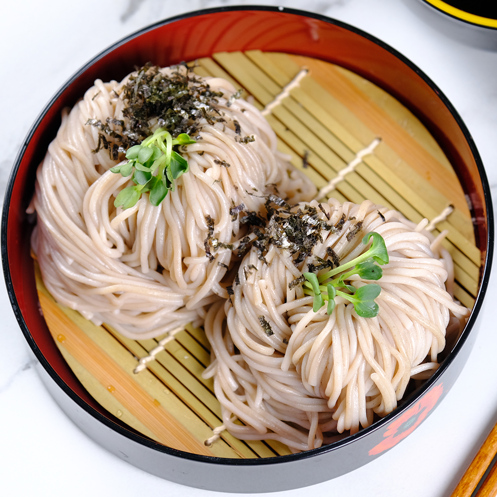 [시그니처 메밀팩] 올리온 세모면 100% 메밀면 150gx4+ 냉메밀소스265g 메밀 소바 막 국수 쯔유 이미지 8