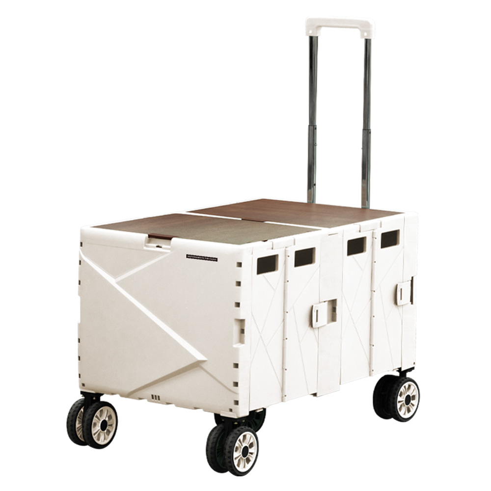 로티캠프 웨건 캠핑 카트 폴딩 접이식 캐리어 수레 FCW-810 아이보리