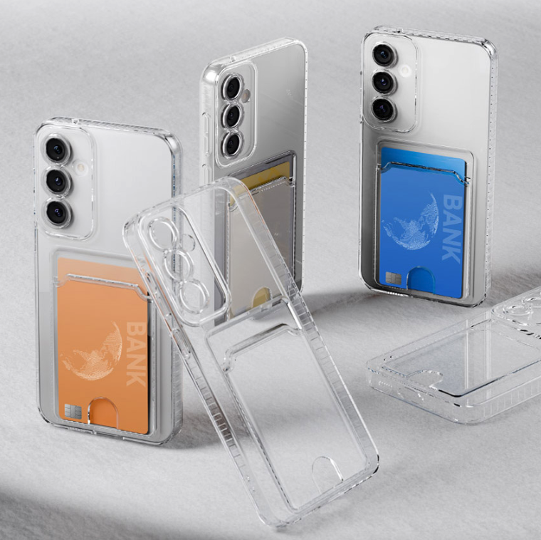 갤럭시A15 케이스 카드 수납 투명 케이스 - 상세 이미지 2