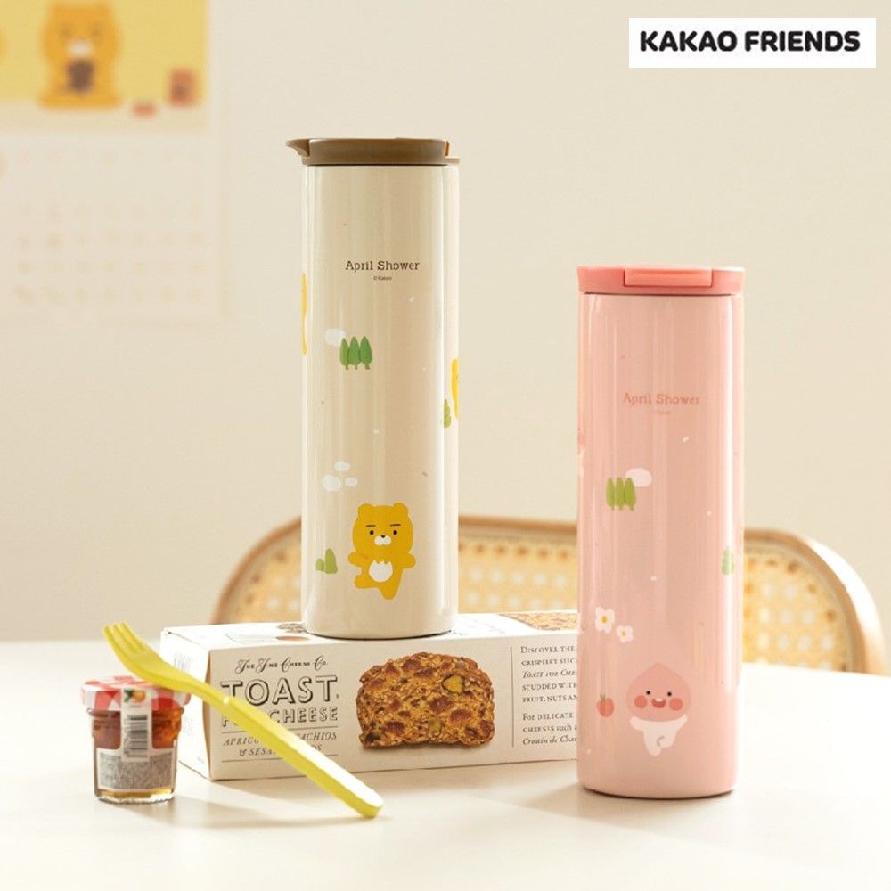 어피치 텀블러 스텐 보냉 보온 카카오 굿즈 550ml - 상세 이미지 2