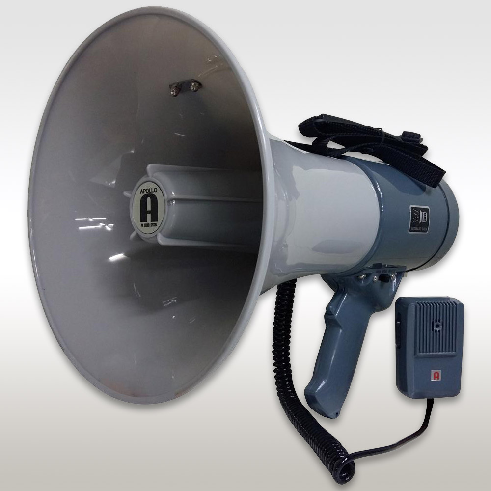 아폴로 메가폰 PA-580WS 호루라기 싸이렌 마이크
