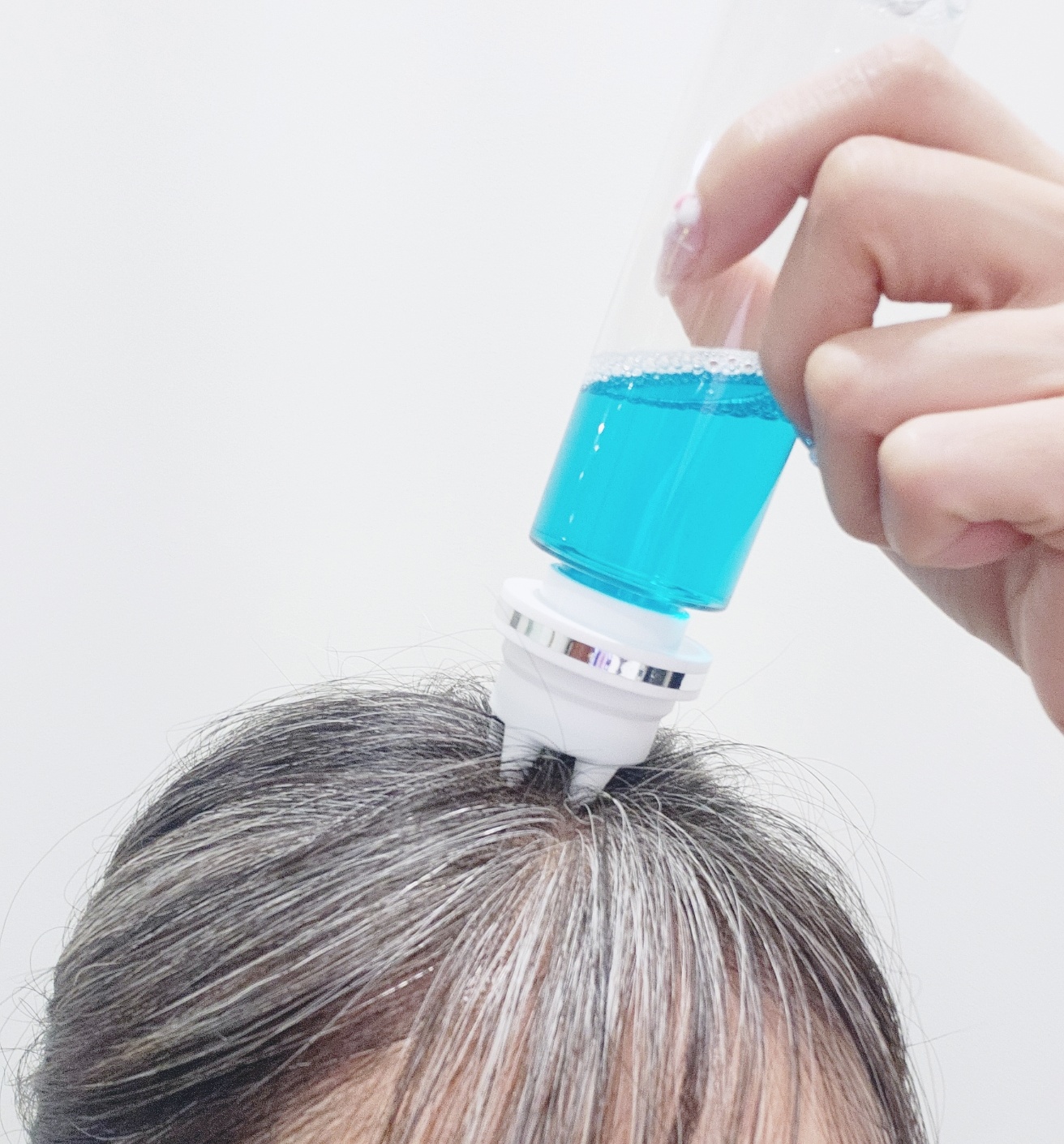 1+1 헤어토닉 도포기 펌프형 두피 긁지않는 저자극 국내생산 케어기기 마이녹실 어플리게이터 - 상품 이미지